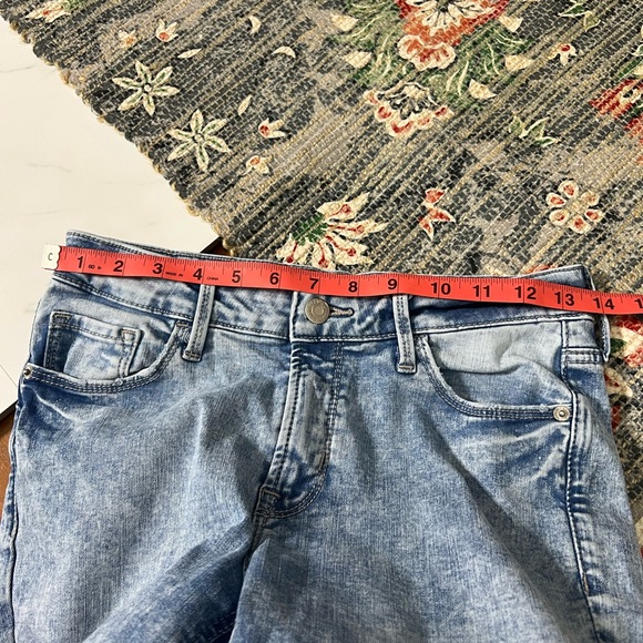 Old Navy rockstar super skinny raw frayed hem denim jeans - Picture 6 of 8